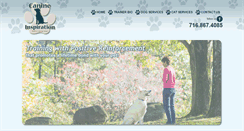Desktop Screenshot of canineinspiration.com